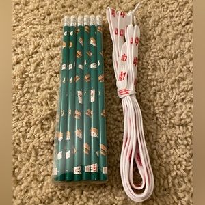 In n Out Pencils and Shoe Laces